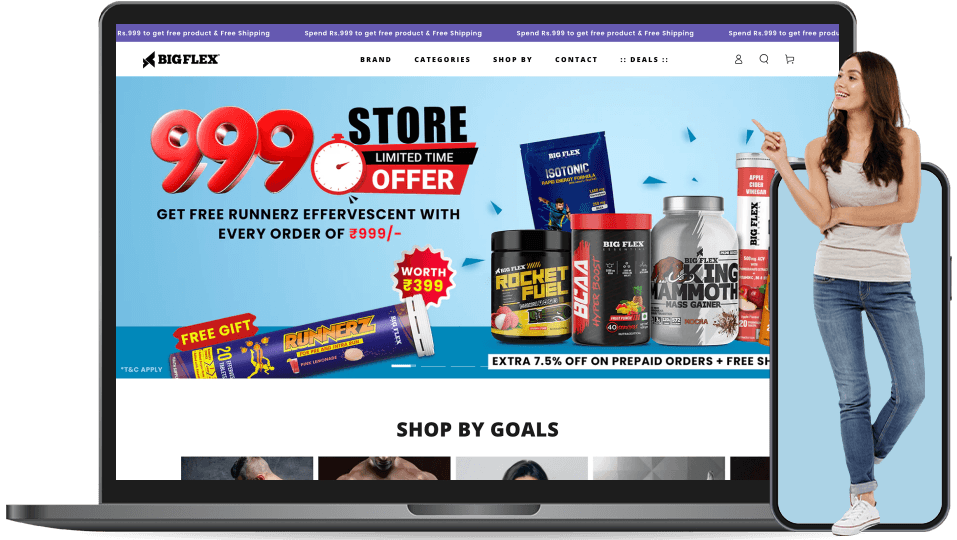 bigflex landing page