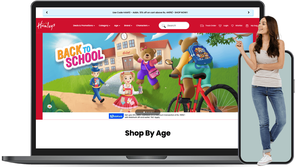 hamleys landing page