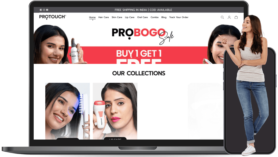 protouch landing page