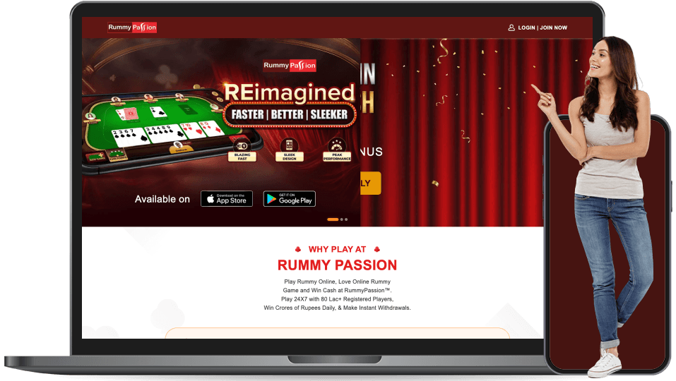 rummy passion landing page