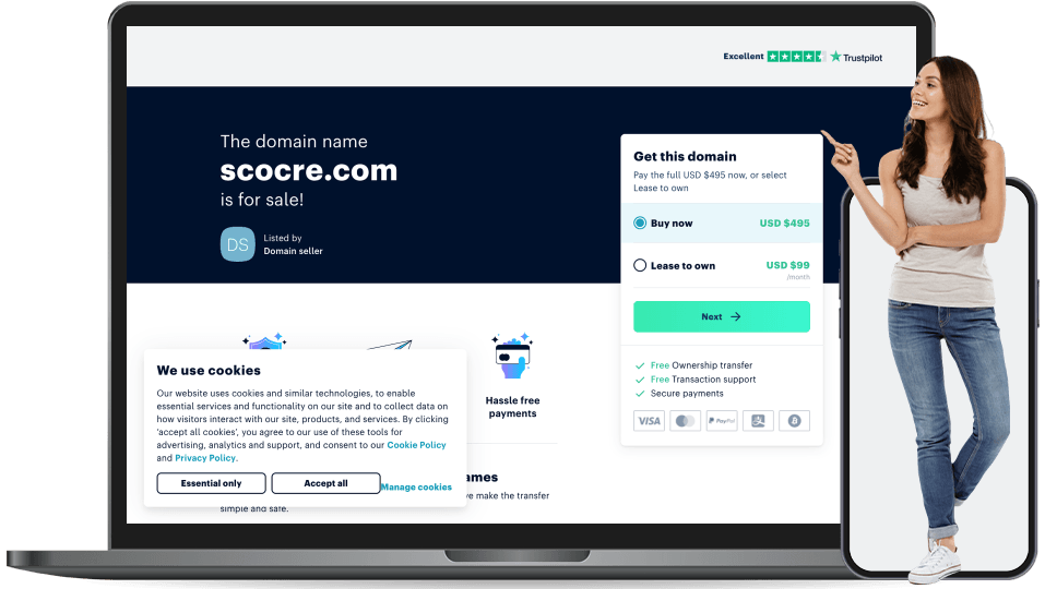 scocre landing page