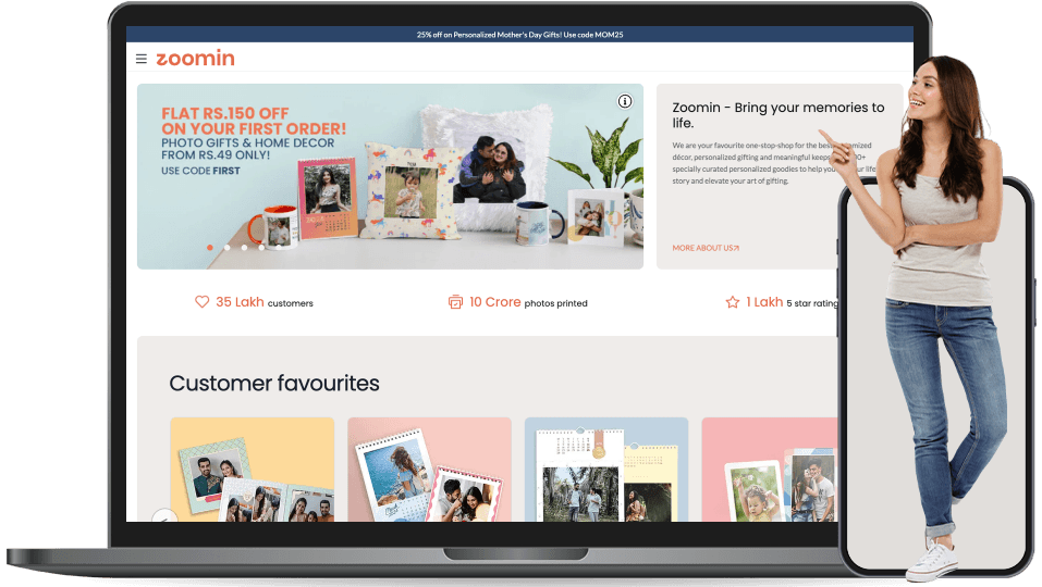 zoomin landing page